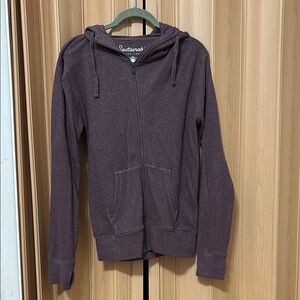 Sundance Maroon Zip-Up Hoodie
